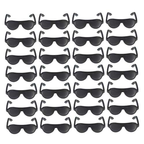 TOBBOMEY 200 Mini Sonnenbrillen für Puppenhaus Kleine Schwarze Plastikbrillen Miniatur Sonnenbrillen für Puppenkostüme DIY Basteln Zubehör TOBBOMEY 200 Mini Sonnenbrillen für Puppenhaus Kleine Schwarze Plastikbrillen Miniatur Sonnenbrillen für Puppenkostüme DIY Basteln Zubehör von TOBBOMEY