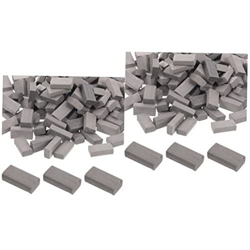 TOBBOMEY 200 Stück Modellbausteine, Spielzeugmodelle, Bauspielzeug Für Kinder, Mikro Landschaftsbausteine, Miniatur Gartenbausteine, Mini Bausteine, Sandkastenbausteine, Miniatur Dinge, von TOBBOMEY