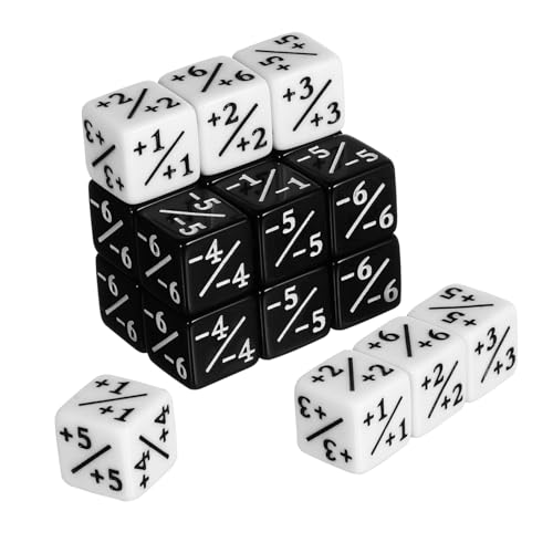 TOBBOMEY Pädagogisches Würfelspiel-Set 24-teilig Würfelzähler Mathematik-lernwürfel Token-würfel Für Partyaktivitäten Im Klassenzimmer von TOBBOMEY