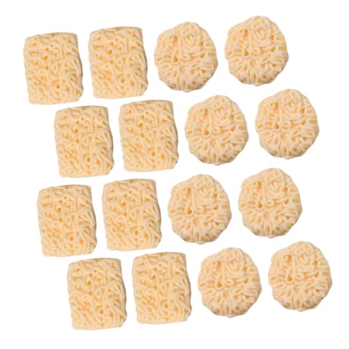 TOBBOMEY 24 Stück Mini Instantnudeln, Mini Küchenszene, , Kunstharz, Fake Food Ornament, Miniatur Instantnudelmodell, Fake Kitchen Toys, Fake Instant Nudelmodell, Dekorative Fake Food Prop von TOBBOMEY