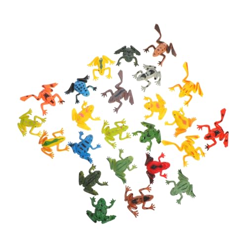 TOBBOMEY 24 Stück Teiliges Froschfiguren Realistische Miniatur Froschmodelle aus Kunststoff Detailgetreu für Pädagogisch Wertvoll Vielseitig als Deko für Garten Zimmer Lernspielzeug TOBBOMEY 24 Stück Teiliges Froschfiguren Realistische Miniatur Froschmodelle aus Kunststoff Detailgetreu für Pädagogisch Wertvoll Vielseitig als Deko für Garten Zimmer Lernspielzeug von TOBBOMEY
