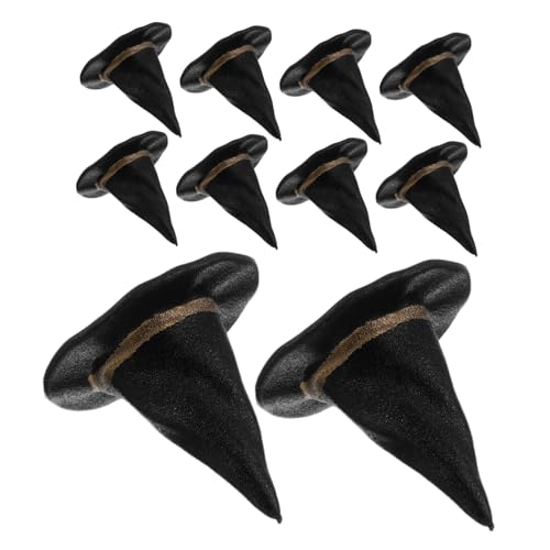 TOBBOMEY 24 Stück Teiliges Miniatur Hexenhüte Schwarz Leichte DIY Mini Hüte für Puppenhaus Dekoration Flaschenaufsätze und Halloween Party Zubehör TOBBOMEY 24 Stück Teiliges Miniatur Hexenhüte Schwarz Leichte DIY Mini Hüte für Puppenhaus Dekoration Flaschenaufsätze und Halloween Party Zubehör von TOBBOMEY