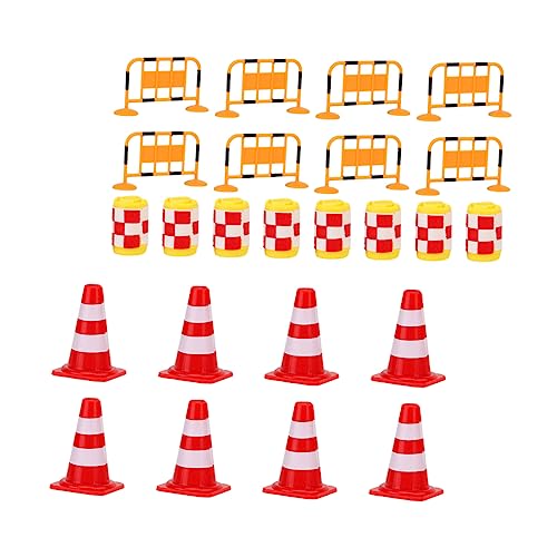 TOBBOMEY 24Stücke Teiliges Verkehrszeichen Kognitive Simulation mit Roten Kegeln Orangefarbenen Absperrungen und Gelben Sicherheitsfässern für Kreatives im Freien und Verkehrserziehung TOBBOMEY 24Stücke Teiliges Verkehrszeichen Kognitive Simulation mit Roten Kegeln Orangefarbenen Absperrungen und Gelben Sicherheitsfässern für Kreatives im Freien und Verkehrserziehung von TOBBOMEY