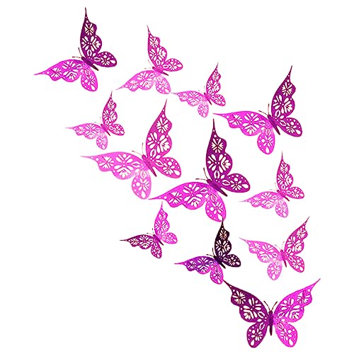 TOBBOMEY Selbstklebende Wandaufkleber Schmetterlinge Wanddeko Aufkleber Schmetterling Wanddeko Sticker Set von TOBBOMEY
