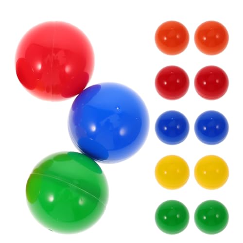 TOBBOMEY Tombola-ziehungsbälle 25 Stück Plastikbälle Hohlkugeln Spiel-requisiten für Festliche Veranstaltungen Party-aktivitäten TOBBOMEY Tombola-ziehungsbälle 25 Stück Plastikbälle Hohlkugeln Spiel-requisiten für Festliche Veranstaltungen Party-aktivitäten von TOBBOMEY