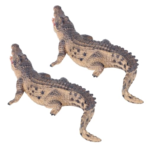 TOBBOMEY 2stücke Realistische Simulation Krokodil Modelle Beweglicher Kopf Tierfigur Deko Für Kinderzimmer Und Garten Lustiges Spielzeug Kreativität TOBBOMEY 2stücke Realistische Simulation Krokodil Modelle Beweglicher Kopf Tierfigur Deko Für Kinderzimmer Und Garten Lustiges Spielzeug Kreativität von TOBBOMEY