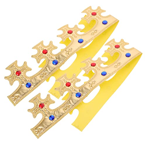 TOBBOMEY 2St Krone Dekorationen Geburtstagsstadband krönen König Junge kinderkleider kinderkostüme Geburtstagskopfbedeckungen für Kindergeburtstagsmütze Abs Golden TOBBOMEY 2St Krone Dekorationen Geburtstagsstadband krönen König Junge kinderkleider kinderkostüme Geburtstagskopfbedeckungen für Kindergeburtstagsmütze Abs Golden von TOBBOMEY