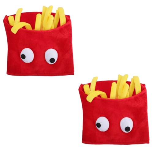 TOBBOMEY 2St Pommes-Frites-Hut Cosplay hüte für Poop-Hut Party lustiger Hut Kappe fasching kopfbedeckung fastnacht kopfbedeckung Partykostüm Hut Karnevals-Foto-Requisite Tuch TOBBOMEY 2St Pommes-Frites-Hut Cosplay hüte für Poop-Hut Party lustiger Hut Kappe fasching kopfbedeckung fastnacht kopfbedeckung Partykostüm Hut Karnevals-Foto-Requisite Tuch von TOBBOMEY