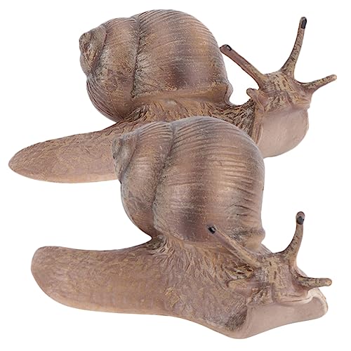 TOBBOMEY 2St Schneckenmodell realistische Schneckenstatue Gartenschneckenfiguren tierfiguren für Kinder Animal Figures Toy kinderspielzeug Schneckenornament gefälschtes Schneckenspielzeug TOBBOMEY 2St Schneckenmodell realistische Schneckenstatue Gartenschneckenfiguren tierfiguren für Kinder Animal Figures Toy kinderspielzeug Schneckenornament gefälschtes Schneckenspielzeug von TOBBOMEY