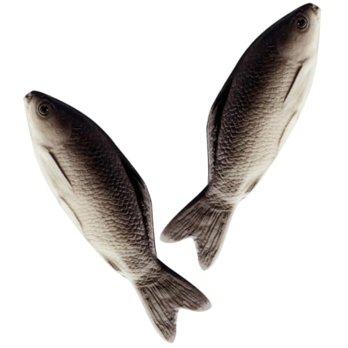 TOBBOMEY 2Stücke Gefälschte Fischspielzeuge für Interaktives Simulation Fischkissen Plüschspielzeug für Sofa Schlafzimmer Perfektes TOBBOMEY 2Stücke Gefälschte Fischspielzeuge für Interaktives Simulation Fischkissen Plüschspielzeug für Sofa Schlafzimmer Perfektes von TOBBOMEY