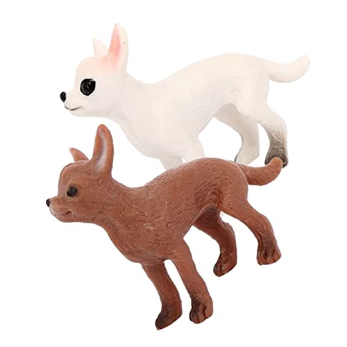 TOBBOMEY 2 Stücke Kleiner Hundefiguren Ornamenten Lebensechte Hunde Dekoration für Kinder Kreatives Hundemodell Spielzeug Kognitive Tiermodelle Kleiner Hundeornamente TOBBOMEY 2 Stücke Kleiner Hundefiguren Ornamenten Lebensechte Hunde Dekoration für Kinder Kreatives Hundemodell Spielzeug Kognitive Tiermodelle Kleiner Hundeornamente von TOBBOMEY