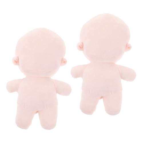 TOBBOMEY 2Stücke Plüschpuppe zum Selbermachen Niedliche Leere DIY Puppe für Kreative Bastelprojekte für Jugendliche Plüschqualität Vielseitig Einsetzbar von TOBBOMEY