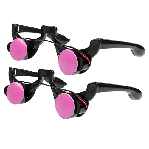TOBBOMEY 2stücke Clown Brille Für Halloween-party Leuchtende Kunststoffbrille Farbenfrohe Eyeglasses Für Kostümpartys Und Festlichkeiten von TOBBOMEY