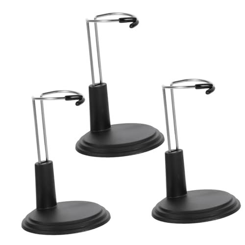 TOBBOMEY 3 STÜCKE Teiliges Puppenständer Schwarzem Stabilem Höhenverstellbar Praktischer Puppenhalter für Figuren Modelle Kinderzimmer TOBBOMEY 3 STÜCKE Teiliges Puppenständer Schwarzem Stabilem Höhenverstellbar Praktischer Puppenhalter für Figuren Modelle Kinderzimmer von TOBBOMEY