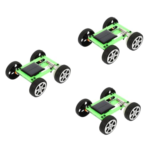 TOBBOMEY 3 Sätze Solarauto Spielzeug Solarauto Montagemodell Kleines Solarauto Spielzeug DIY Experimente DIY Auto Wissenschaftsprojekt Solarauto Zusammenbauen DIY Solarspielzeug Solarauto von TOBBOMEY