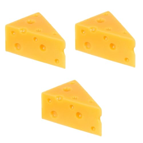 TOBBOMEY 3 Stück Käsemodell Simulation, Käse Ornamente, Dekorativer Käse, DIY Szenen Dekore, Käse Dekorationen, Heimdekore, Käse Dekore, Miniatur Dekore, Realistisches Spielessen, TOBBOMEY 3 Stück Käsemodell Simulation, Käse Ornamente, Dekorativer Käse, DIY Szenen Dekore, Käse Dekorationen, Heimdekore, Käse Dekore, Miniatur Dekore, Realistisches Spielessen, von TOBBOMEY