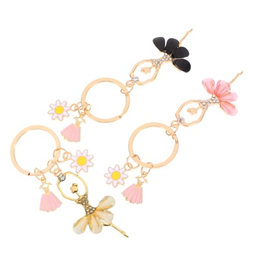 TOBBOMEY 3 Stück Tanzender Kinder Schlüsselanhänger, Ballerina Schlüsselanhänger, Ballett Charm, Schlüsselanhänger, Partygeschenke, Schlüsselanhänger, Damen, Süße Rucksack Charms Für TOBBOMEY 3 Stück Tanzender Kinder Schlüsselanhänger, Ballerina Schlüsselanhänger, Ballett Charm, Schlüsselanhänger, Partygeschenke, Schlüsselanhänger, Damen, Süße Rucksack Charms Für von TOBBOMEY