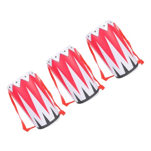 TOBBOMEY 3 Stück Teiliges Aufblasbares Hüfttrommel für Realistische PVC Party Requisite Lustiges Musikinstrument Kreatives Bühnenzubehör für Familien und Freunde von TOBBOMEY