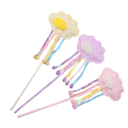 TOBBOMEY 3 Stück Teiliges Feenstab mit Tassel Sichere Hautfreundliche Zauberstäbe für Mädchen als Feenkostüm Partydeko und Geburtstagsgeschenk Vielseitig für Halloween Weihnachten TOBBOMEY 3 Stück Teiliges Feenstab mit Tassel Sichere Hautfreundliche Zauberstäbe für Mädchen als Feenkostüm Partydeko und Geburtstagsgeschenk Vielseitig für Halloween Weihnachten von TOBBOMEY