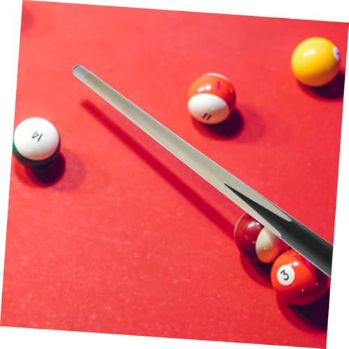 TOBBOMEY 3 Stück Teiliges Mini Pool Queue aus Holz für Kurze Billardqueues mit Kindersicherem Design für Kindergeburtstag Fördert Konzentration und Hand Auge koordination von TOBBOMEY
