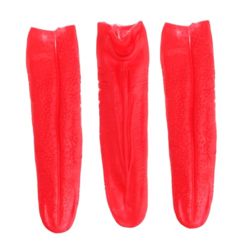 TOBBOMEY 3 Stück Teiliges Realistische Rote Prop Leichte und Wiederverwendbare Halloween Requisiten für Gruseltricks Bühnenauftritte und Kostümzubehör TOBBOMEY 3 Stück Teiliges Realistische Rote Prop Leichte und Wiederverwendbare Halloween Requisiten für Gruseltricks Bühnenauftritte und Kostümzubehör von TOBBOMEY