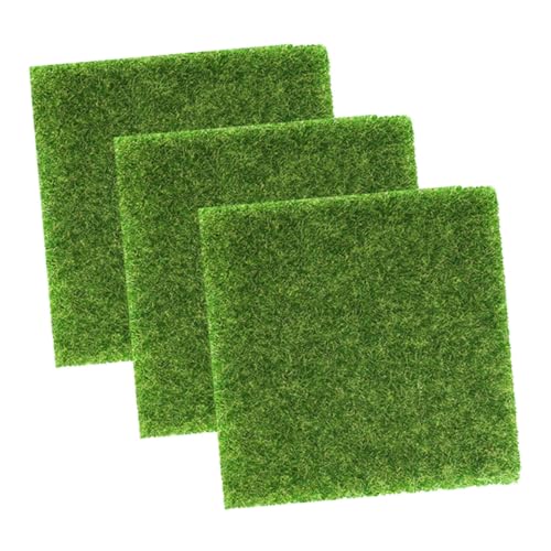 TOBBOMEY 3 Stück Teiliges Realistische Sandtisch Matte Künstlicher Rasen DIY Miniaturlandschaft Gartendeko für Modellbau und Spielhaus Gestaltung TOBBOMEY 3 Stück Teiliges Realistische Sandtisch Matte Künstlicher Rasen DIY Miniaturlandschaft Gartendeko für Modellbau und Spielhaus Gestaltung von TOBBOMEY
