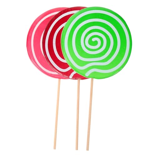 TOBBOMEY 3 Stück Teiliges Realistischer Lollipop Dekorationen Farbenfroh für Fotografie und Hochzeitsfeiern Schaumstoffbasierte Requisiten Langlebig und Leicht zu Transportieren TOBBOMEY 3 Stück Teiliges Realistischer Lollipop Dekorationen Farbenfroh für Fotografie und Hochzeitsfeiern Schaumstoffbasierte Requisiten Langlebig und Leicht zu Transportieren von TOBBOMEY