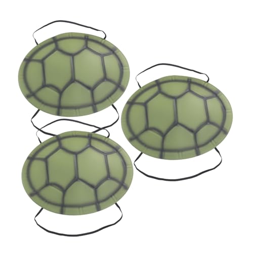 TOBBOMEY 3 Stück Teiliges Schildkrötenpanzer Cosplay Kostümset aus Leichtem Eva mit Elastischem Band für Halloween Fasching Rollenspiele und Verkleidungsparty Farblich Sortiert für von TOBBOMEY