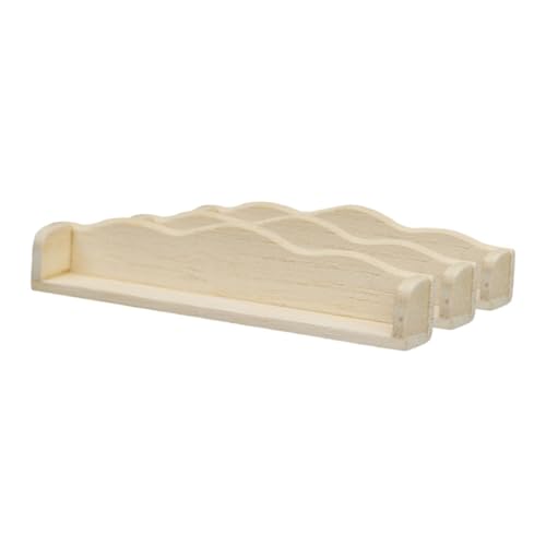 TOBBOMEY 3stücke Miniaturmöbel Für Puppenhaus Teiliges Wandregal Im Maßstab Praktisches Zubehör Für Kinderzimmer Und Spielküche Platzsparendes Design Für Kreative Spielwelten TOBBOMEY 3stücke Miniaturmöbel Für Puppenhaus Teiliges Wandregal Im Maßstab Praktisches Zubehör Für Kinderzimmer Und Spielküche Platzsparendes Design Für Kreative Spielwelten von TOBBOMEY