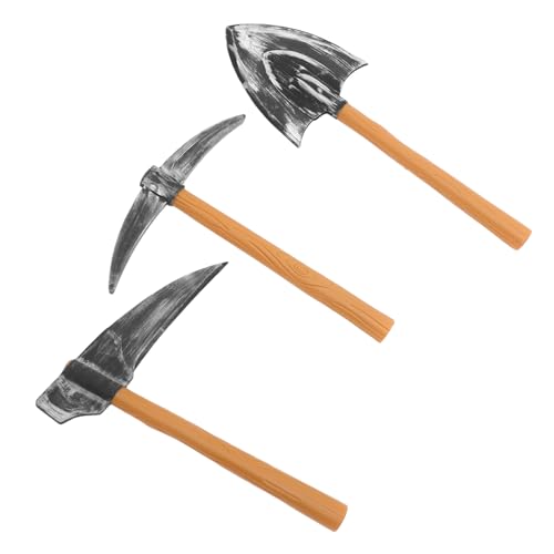 TOBBOMEY Halloween-Karneval-zwerg-GNOME-Set 3-teiliges Requisiten-Set Mit Schaufel Und Spitzhacke Für Rollenspiele von TOBBOMEY