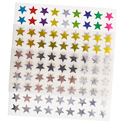 TOBBOMEY 30 Blätter Bunte Sternaufkleber, Multifunktionale Sternaufkleber, Entzückende Belohnungsaufkleber, Sternaufkleber, Dekorative Sternaufkleber, Kleine Sternaufkleber, Entzückende TOBBOMEY 30 Blätter Bunte Sternaufkleber, Multifunktionale Sternaufkleber, Entzückende Belohnungsaufkleber, Sternaufkleber, Dekorative Sternaufkleber, Kleine Sternaufkleber, Entzückende von TOBBOMEY