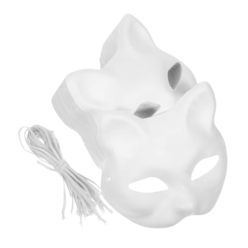 TOBBOMEY 30 Stück Teiliges Katzenmasken Blanko DIY Masquerade Masken zum Bemalen für Faschingsparty Karneval Schule Handgemachte Tiermasken zum Selbstgestalten und Kreativwerden TOBBOMEY 30 Stück Teiliges Katzenmasken Blanko DIY Masquerade Masken zum Bemalen für Faschingsparty Karneval Schule Handgemachte Tiermasken zum Selbstgestalten und Kreativwerden von TOBBOMEY