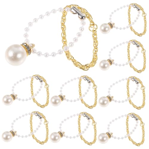 TOBBOMEY 30 Stück Teiliges Mini Ketten Mädchen Bunte DIY schmuckanhänger Kindgerechtes Robustes Schmuckzubehör für Verkleidung Party und Alltag von TOBBOMEY