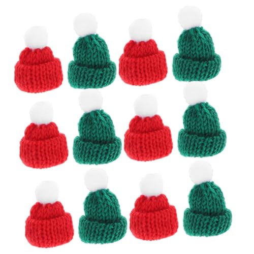 TOBBOMEY 30 Stück Teiliges Mini Strickmützen Weihnachtsmützen Rot Grün Festliche Flaschenhut Dekoration für Milchtee Weinflaschen Puppen Vielseitige DIY Bastelaccessoires für Weihnachten TOBBOMEY 30 Stück Teiliges Mini Strickmützen Weihnachtsmützen Rot Grün Festliche Flaschenhut Dekoration für Milchtee Weinflaschen Puppen Vielseitige DIY Bastelaccessoires für Weihnachten von TOBBOMEY