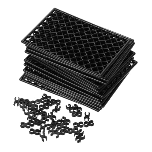 TOBBOMEY 30 Stück Teiliges Rc Car Garage Bauplatten aus Robustem DIY Drift Rennbahn Parkpanel Einfache Montage Individuell Anpassbar für Ferngesteuerte Autos von TOBBOMEY