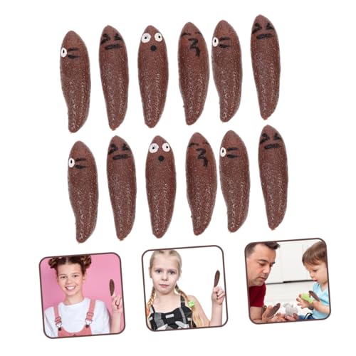 TOBBOMEY 30 Stück Teiliges Stretchy Fake Poop Elastische Scherzartikel für Partyspaß Lustige Finger spielzeuge zum Werfen und Veräppeln Robustes Toy für Geburtstagsgeschenke und von TOBBOMEY