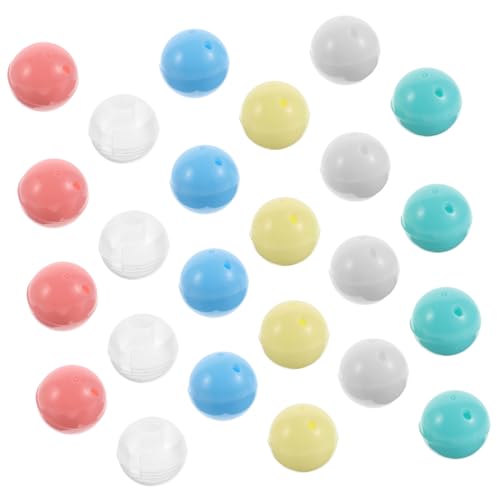 TOBBOMEY 30Stücke Mini Kapseln für Gewinnmaschinen Farben Kleine Spielzeugbehälter für Ostereiersuche und DIY Projekte für Kindergarten und Events TOBBOMEY 30Stücke Mini Kapseln für Gewinnmaschinen Farben Kleine Spielzeugbehälter für Ostereiersuche und DIY Projekte für Kindergarten und Events von TOBBOMEY