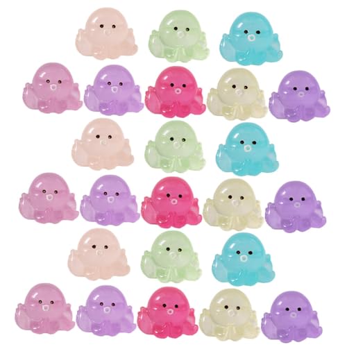 TOBBOMEY 32 Stück Leuchtende Miniatur Figuren aus Resin Teiliges Bunte Realistische Mini Oktopusse für Aquarium Puppenhaus DIY Garten Kreative Meeres Dekoration TOBBOMEY 32 Stück Leuchtende Miniatur Figuren aus Resin Teiliges Bunte Realistische Mini Oktopusse für Aquarium Puppenhaus DIY Garten Kreative Meeres Dekoration von TOBBOMEY
