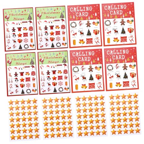 TOBBOMEY 37 Stück Teiliges Bingo Kartenset aus Papier Rote Weihnachtsmotive Kreative Spielkarten für Party Familie und Valentinstag Langlebig und Sicher Spieler Geeignet TOBBOMEY 37 Stück Teiliges Bingo Kartenset aus Papier Rote Weihnachtsmotive Kreative Spielkarten für Party Familie und Valentinstag Langlebig und Sicher Spieler Geeignet von TOBBOMEY