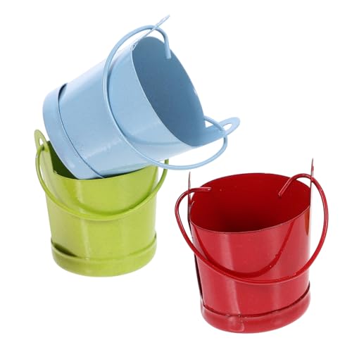TOBBOMEY 3St Mini-Blecheimer Puppe Kleiner Eimer Zimmerpflanzen Babyzubehör Korb Dinge Gartendekoration -Eimer spielzeuge baustützen simuliertes Eimermodell Mini-Behälter Weißblech TOBBOMEY 3St Mini-Blecheimer Puppe Kleiner Eimer Zimmerpflanzen Babyzubehör Korb Dinge Gartendekoration -Eimer spielzeuge baustützen simuliertes Eimermodell Mini-Behälter Weißblech von TOBBOMEY