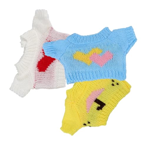 TOBBOMEY 3St Puppenzubehör Puppenkleidung Zubehör Kuscheltier Puppenkleider Puppenkleidungsset zarte Puppenkleidung Mini seltsam kompakte Bärenkleidung Wiederverwendbares Puppenkostüm Garn TOBBOMEY 3St Puppenzubehör Puppenkleidung Zubehör Kuscheltier Puppenkleider Puppenkleidungsset zarte Puppenkleidung Mini seltsam kompakte Bärenkleidung Wiederverwendbares Puppenkostüm Garn von TOBBOMEY