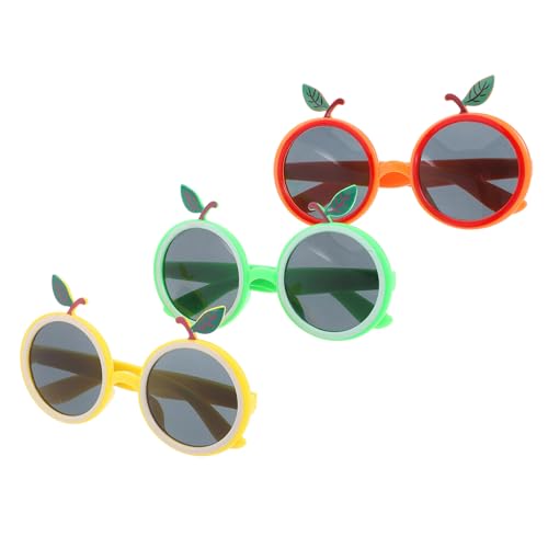 TOBBOMEY 3 Orangefarbene Brillen Mit Hawaii- Neuheit Für Einzigartige Foto-requisiten von TOBBOMEY