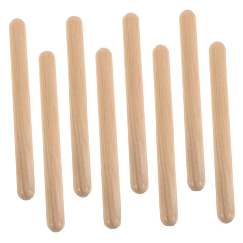 TOBBOMEY 4-teiliges Musikinstrumentenset Für Jungen Und Mädchen Rhythmus-Stick-Set Für Kleinkinder Spielzeug Für Die Musikalische Früherziehung von TOBBOMEY