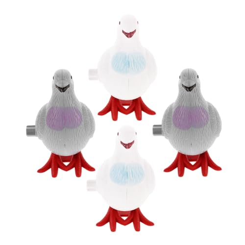 TOBBOMEY 4 Stück Aufziehbare Tauben Wind up Mechanismus Simulation Lustiges Geschenk Dekoration für Kinderzimmer und Büro Zufällige Farbe Zufällige Farbe TOBBOMEY 4 Stück Aufziehbare Tauben Wind up Mechanismus Simulation Lustiges Geschenk Dekoration für Kinderzimmer und Büro Zufällige Farbe Zufällige Farbe von TOBBOMEY