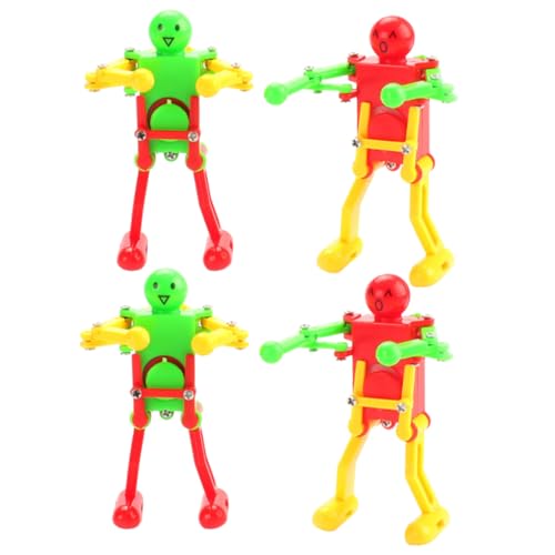 TOBBOMEY 4 Stück Aufziehroboter für Wind up Tanzende Roboter Sicher und Tragbar für Eltern Junge Mädchen Spiele und Dekoration Zufällige Farbe Zufällige Farbe TOBBOMEY 4 Stück Aufziehroboter für Wind up Tanzende Roboter Sicher und Tragbar für Eltern Junge Mädchen Spiele und Dekoration Zufällige Farbe Zufällige Farbe von TOBBOMEY