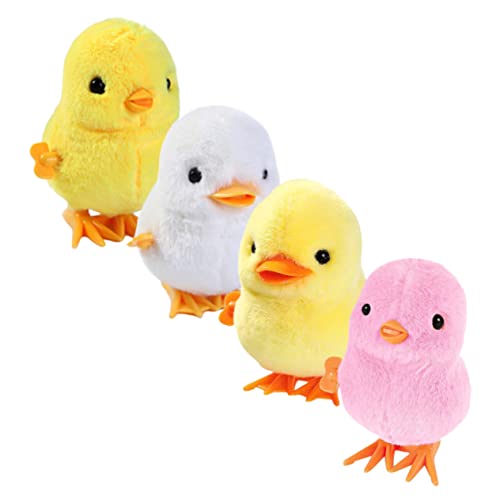 TOBBOMEY 4 Stück Aufziehspielzeug, Osterküken, Mini Cartoon, Kleines Spielzeug, Aufzieh Hüpfspielzeug, Aufziehspielzeug, Kleines Hühnerspielzeug, Aufzieh Hühnerspielzeug, Mini TOBBOMEY 4 Stück Aufziehspielzeug, Osterküken, Mini Cartoon, Kleines Spielzeug, Aufzieh Hüpfspielzeug, Aufziehspielzeug, Kleines Hühnerspielzeug, Aufzieh Hühnerspielzeug, Mini von TOBBOMEY