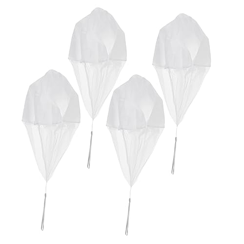 TOBBOMEY 4 Stück Handwurf Fallschirmspielzeug für Outdoor für Jungen und Mädchen Leicht und Tragbar für Aktivitäten im Freien und Gemeinsames TOBBOMEY 4 Stück Handwurf Fallschirmspielzeug für Outdoor für Jungen und Mädchen Leicht und Tragbar für Aktivitäten im Freien und Gemeinsames von TOBBOMEY