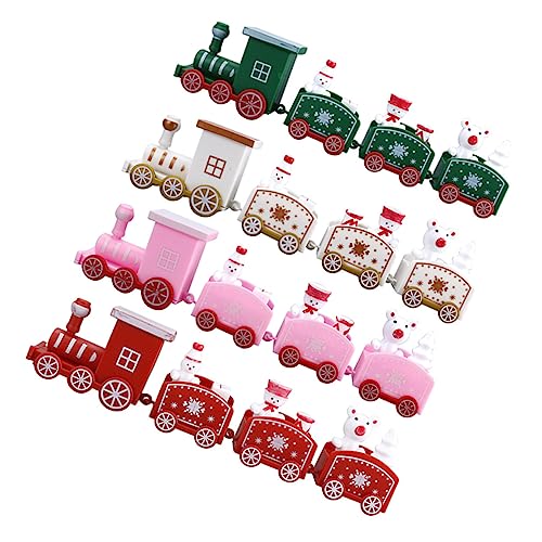 TOBBOMEY 4 Stück Kleine Eisenbahn Ornamente, Eisenbahn Spielzeug Für Kinder, Schaufensterdekoration, Eisenbahn, Weihnachts Eisenbahn Ornamente Aus Kunststoff, Eisenbahn Dekorationen, Mini TOBBOMEY 4 Stück Kleine Eisenbahn Ornamente, Eisenbahn Spielzeug Für Kinder, Schaufensterdekoration, Eisenbahn, Weihnachts Eisenbahn Ornamente Aus Kunststoff, Eisenbahn Dekorationen, Mini von TOBBOMEY