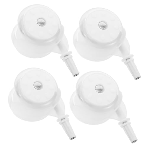 TOBBOMEY 4 Stück Lauflernräder, Kinderwagenräder, Schraubräder, Möbelräder, Lenkrollen, Hochleistungs Kinderwagenräder, Ersatzrollen Mit Gewinde, Ersatz Rollstuhlräder von TOBBOMEY