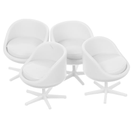 TOBBOMEY Miniatur-stuhlmodelle 4 Stück Miniatur-möbel-Requisiten für Puppenhäuser und Bastelprojekte TOBBOMEY Miniatur-stuhlmodelle 4 Stück Miniatur-möbel-Requisiten für Puppenhäuser und Bastelprojekte von TOBBOMEY